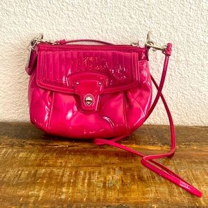 Coach purse Poppy patent leather